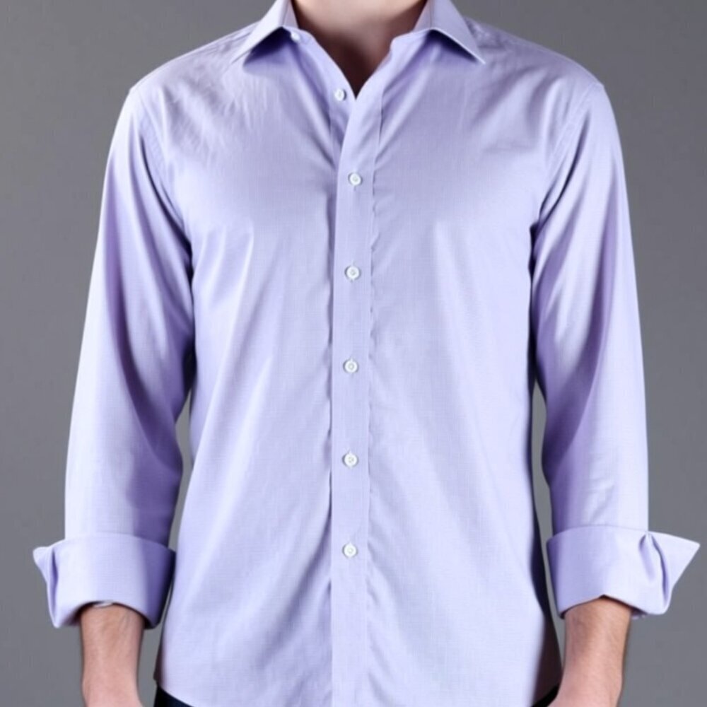 Egara Men’s, Non-Iron Slim Fit Button Down Shirt Size Large NWOT (K)